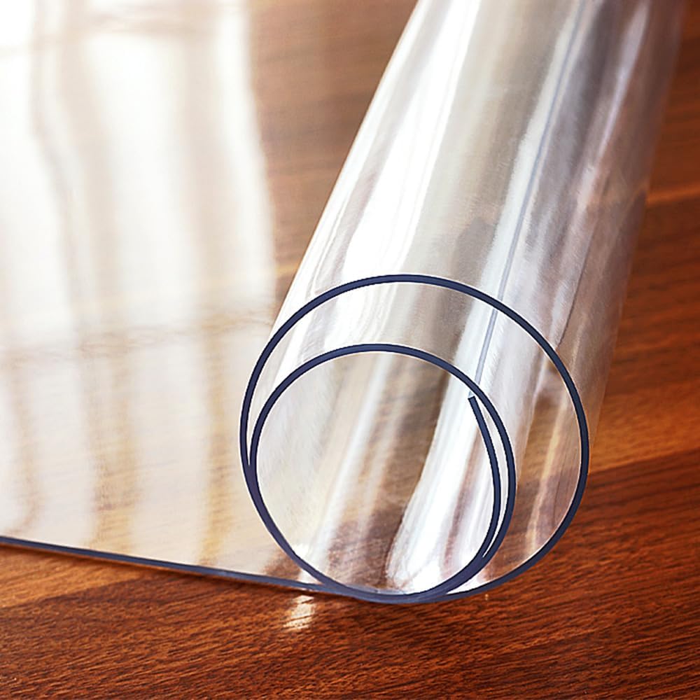Thickened Transparent Desktop Mat, Water Resistant Anti Slip Hard Surface Cover Pad, Durable Desk Protection Mat For Household And Office Furniture - Image 2